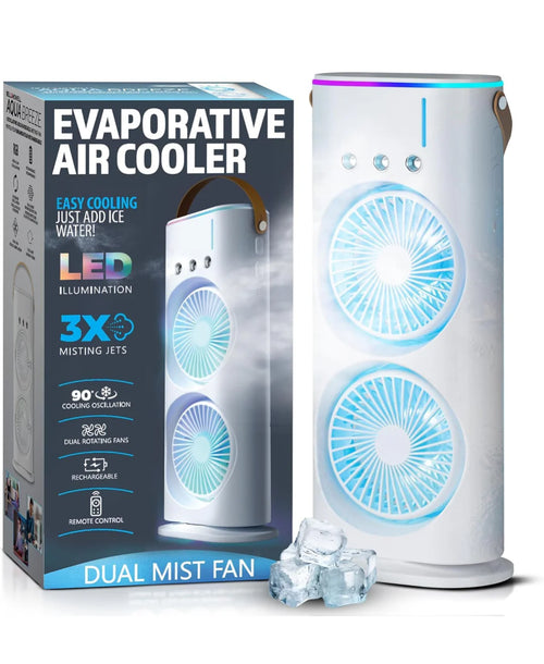 Portable Fan – Double Ended Spray Fan, Desk Fan with Mist Spray,