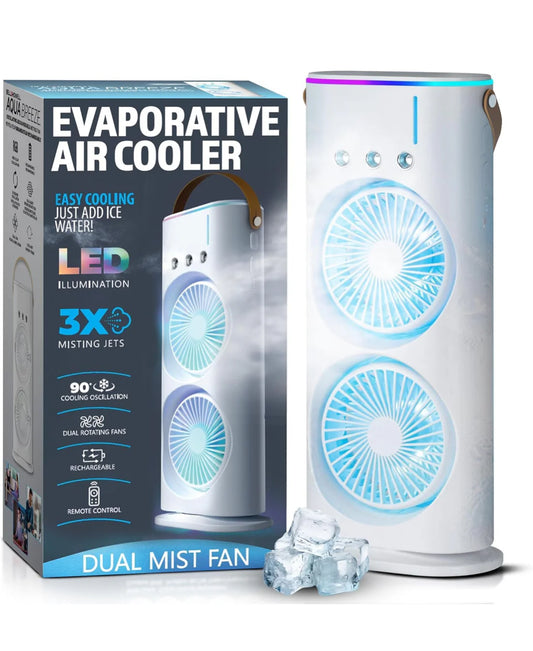 Portable Fan – Double Ended Spray Fan, Desk Fan with Mist Spray,